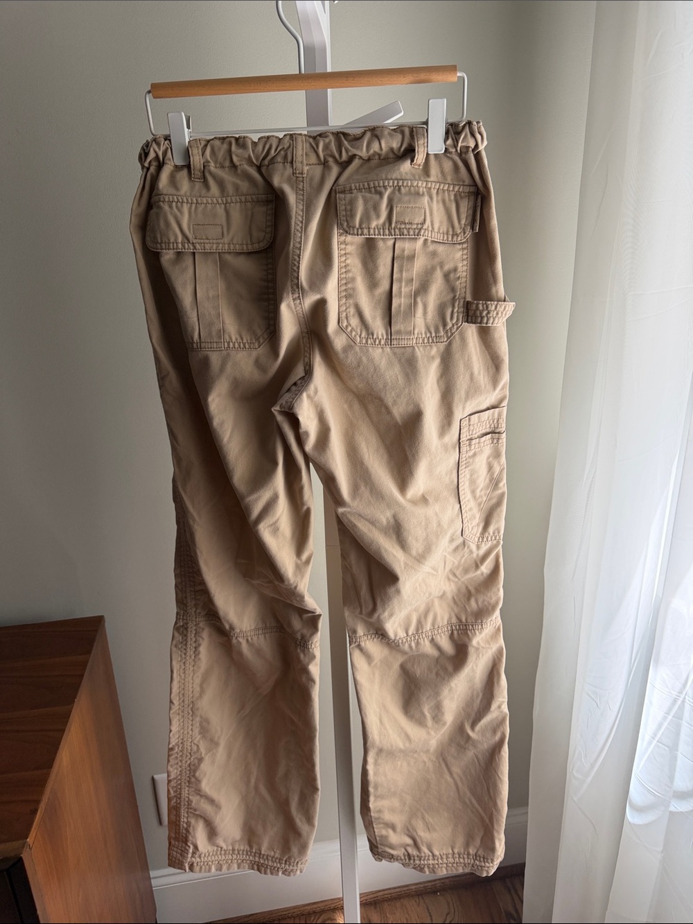koi khaki Cargo Pants with Drawstring Waist Small Tall - Picture 4 of 4